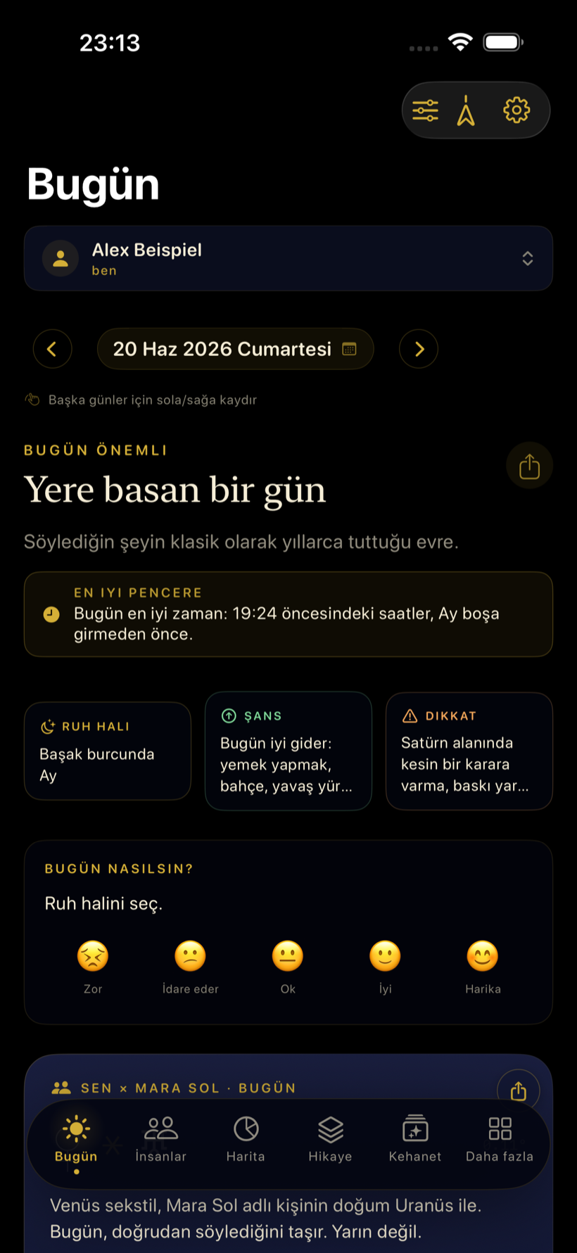 Haritanız, gerçek mekanikten